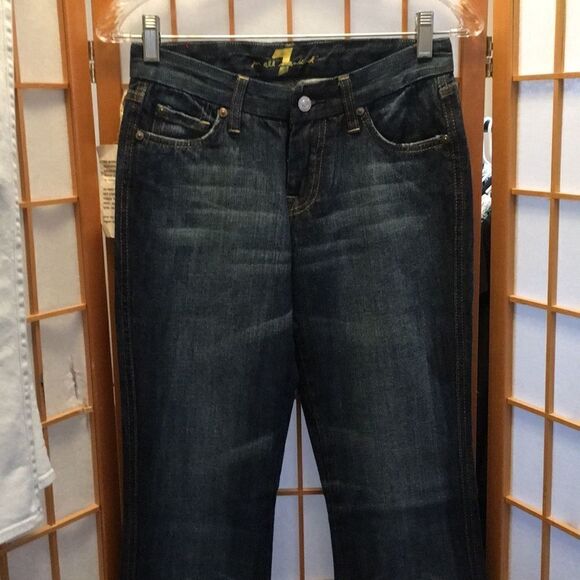 7 for all mankind 5 pocket low rise denim - Picture 1 of 8
